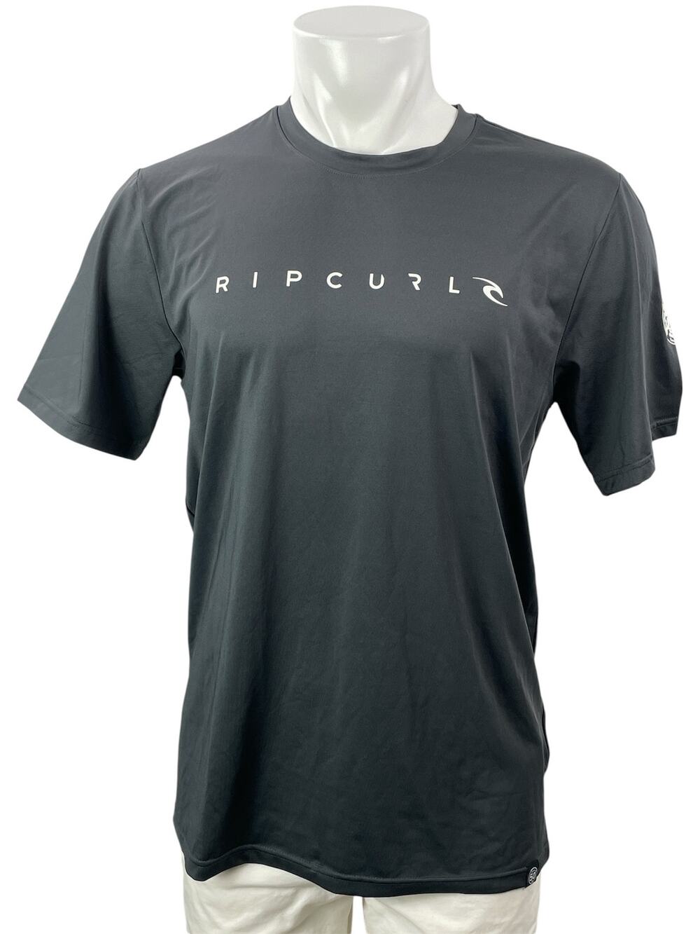 Rip Curl Mens Black Short Sleeves Graphic Print Pullover Tee T-shirt Top Size L
